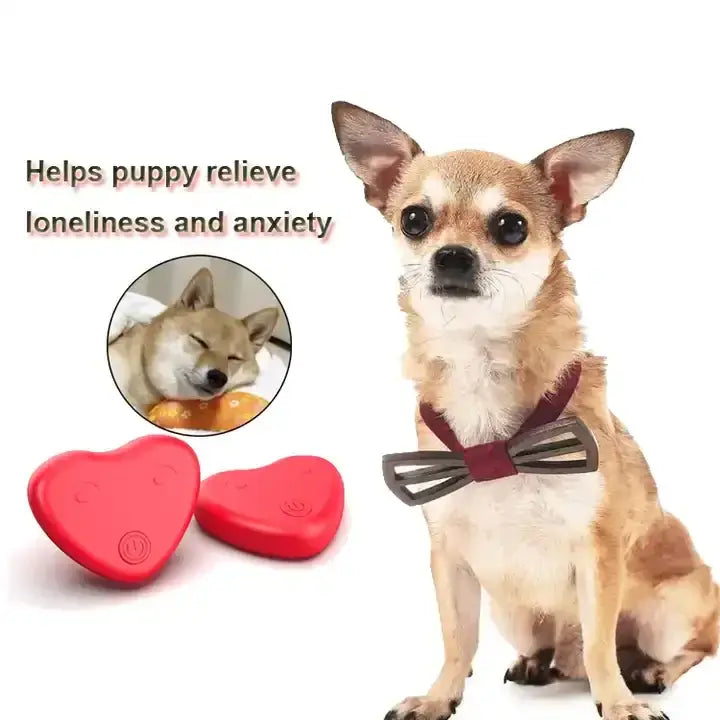 ZZAH-05X Heartbeat Dog Toy for Puppy Heartbeat Toy Dogs Pet Anxiety Relief and Calming Aid  Dog Heartbeat Toy