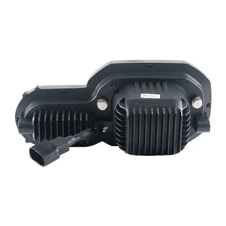 E-mark approved LED projector headlight for BMW F800GS featuring high/low beam and DRL.