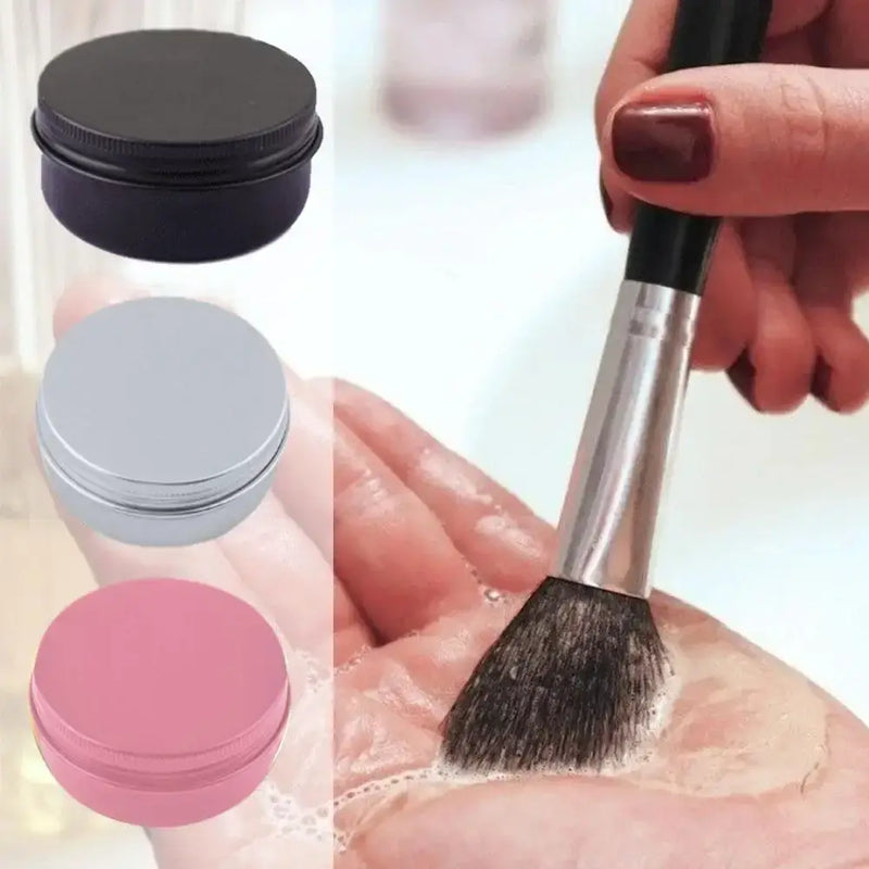 Makeup Brush Cleaner Shampoo Soap Solid Brush Cleaning Tool for Removing Cosmetic Color and Dirty Stain Brush Cleaner Pad