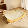 Cozy cat scratching board made of wood and sisal, measuring 39x32cm, designed for cats up to 3kg.