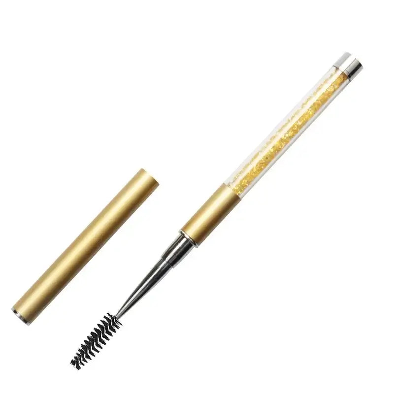 Rhinestone Handle Lash Brush Reusable Eyelash Brushes Mascara Applicator Wand Brushes Eyelash Extension Makeup Tool  Eyelashes