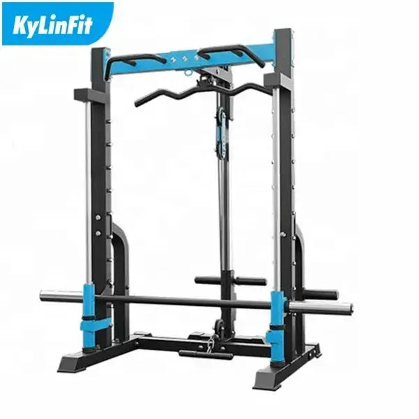 جهاز اللياقة البدنية الاحترافي للاستخدام المنزلي من Kylinfit، مقعد الضغط متعدد الوظائف، آلة سميث ثلاثية الأبعاد، رف القرفصاء في صالة الألعاب الرياضية