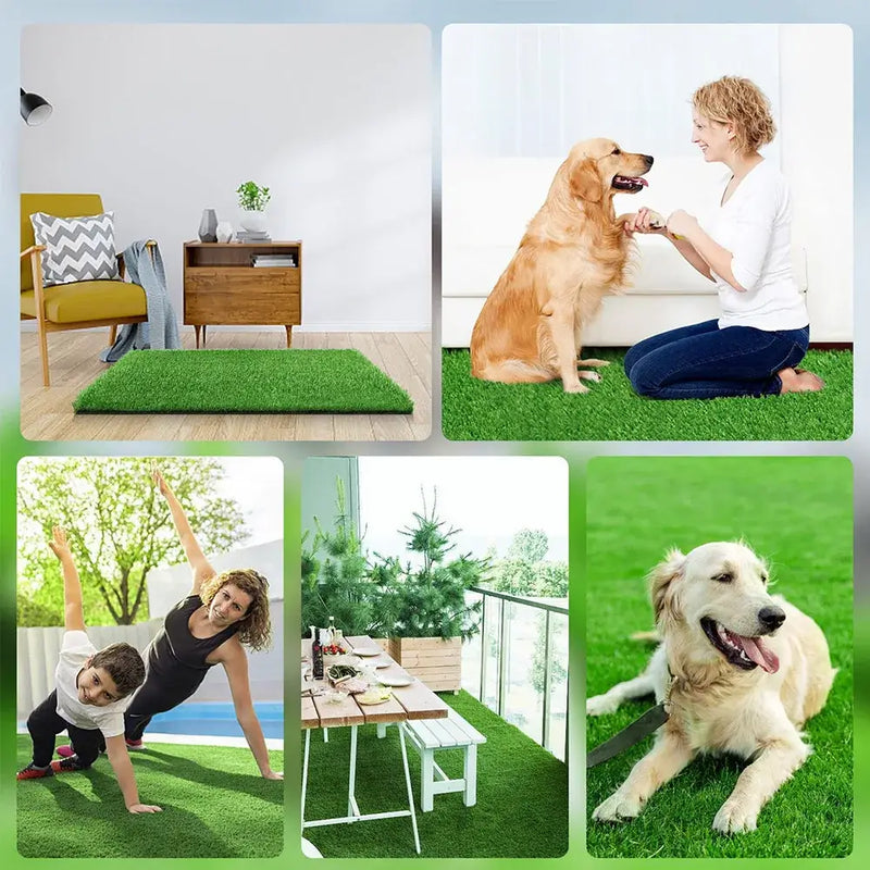 Washable dog urinal and kennel grass for indoor and outdoor use, ideal for pet relief and training.