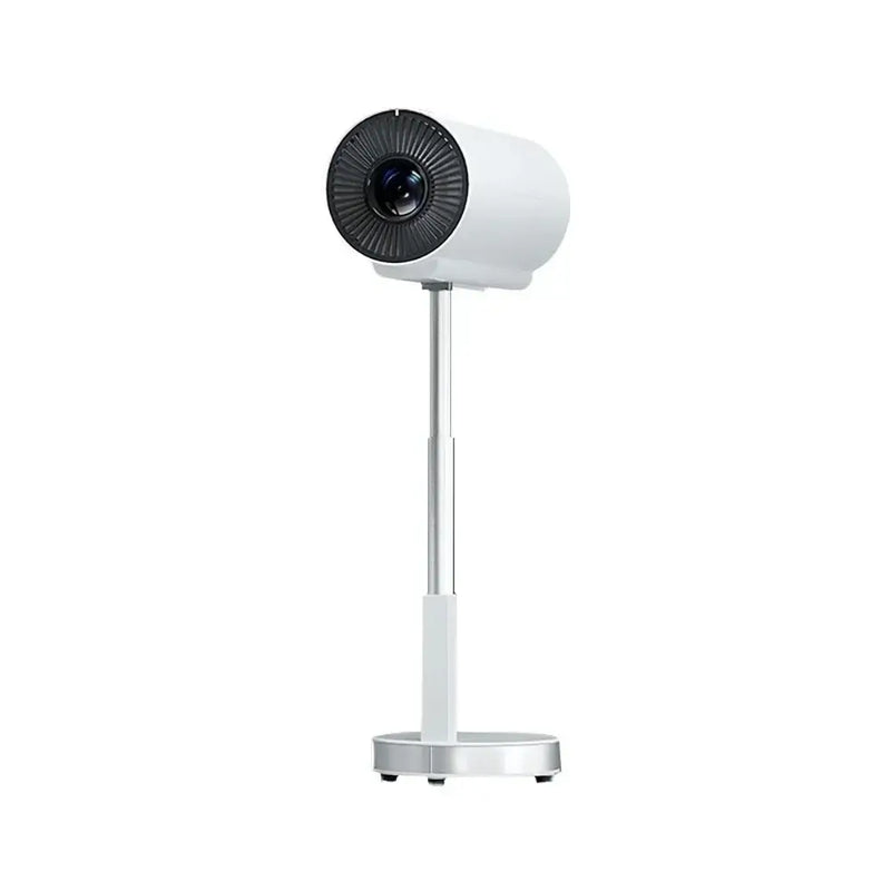 Yinzam TS03 3D Gimbal Projector with sleek design and adjustable height for clear image projection.