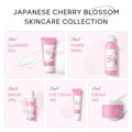 5pcs Japan Sakura Essence Face Cream Cherry Blossom Facial Cream Moisturizing Anti Wrinkle Anti Aging Korean Skin Care set