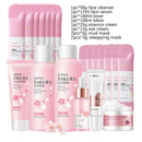 Green Tea Skin Care Kit Korean Cosmetic Moisturizing Acne Exfoliate Beauty Face Care Set For Women Sakura Products kit